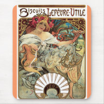 Biscuits Lefevre-Utile, 1896 Tapis De Souris