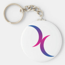 bisexual keychain