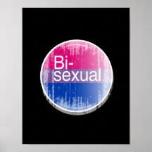 Bisexual Label distressed.png Print