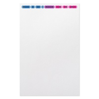Bisexual Morse Code Bar Stationery by jamieco
