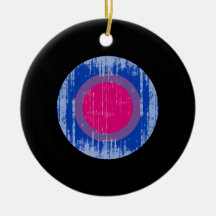 Bisexual Pride Circle distressed.png Ornament
