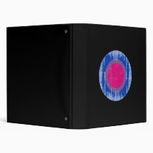 Bisexual Pride Circle distressed.png Vinyl Binders