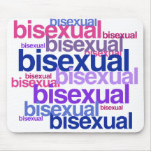 BISEXUAL PRIDE CLUSTER MOUSEPAD