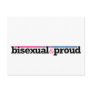 Bisexual&proud White Postcard