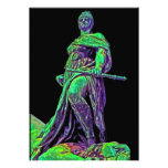 Bismarck Memorial Soldier, Berlin, Black Back(sat) Personalized Announcement