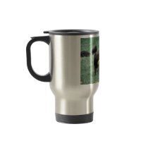 Bison cow and calf coffee mug