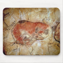 Bison from the Altamira Caves Mousepads
