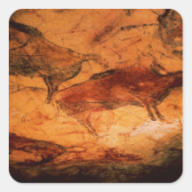 Bison from the Caves at Altimira, c.15000 BC Stickers