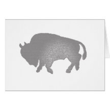 Bison Grey Card