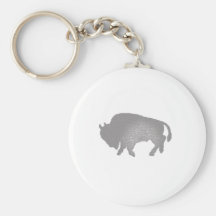 Bison Grey Key Chain