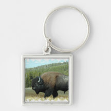 Bison  Keychain