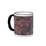 Bison Petroglyphs Coffee Mugs