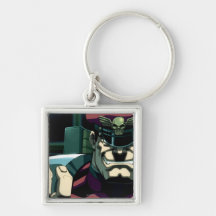 Bison Raised Hand Key Chain