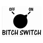 bitch switch on postcards