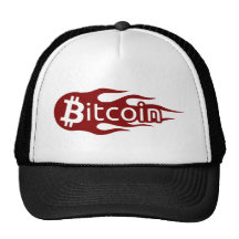 Bitcoin Flame Baseballcap
