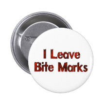 Bite Marks Pinback Buttons