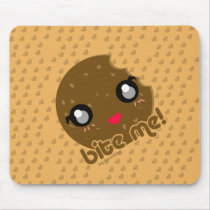 Bite Me! cookie edition Mouse Pad