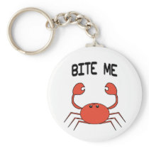 BITE Me crab keychain