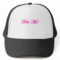 Bite Me Design Mesh Hats