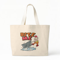 Bite Me Fishing T-shirts and Gifts Canvas Bag
