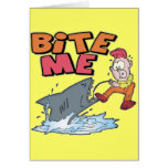 Bite Me Fishing T-shirts and Gifts Greeting Card
