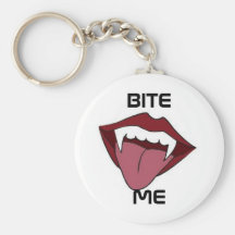 BITE ME KEYRING KEY CHAINS