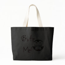 Bite Me (The Fang-Bangers Plea!) Tote Bags