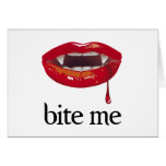 Bite Me Vampire Cards