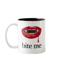 Bite Me Vampire Coffee Mug
