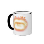 Bite Me Vampire Mug for Halloween
