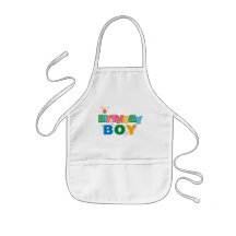 Bithday Boy Letters Apron