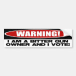Bitter Gun Owner Bumper Stickers