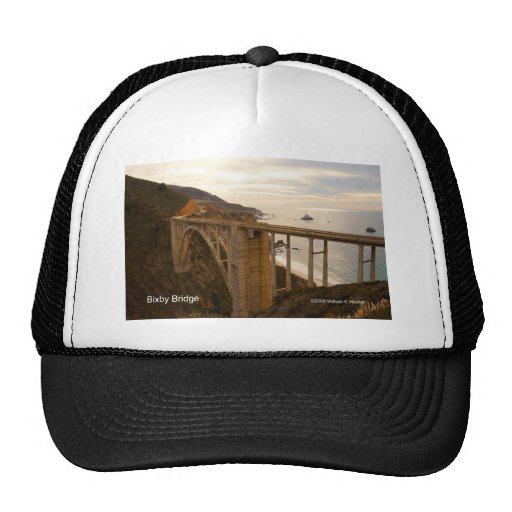 Bixby Bridge Big Sur California Products Trucker Hat