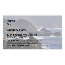 Bixby Bridges Ocean Coastlines Business Card