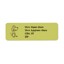 BJ- Funny Dog Address Labels