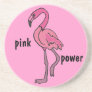 BJ- Pink Power Flamingo Coasters
