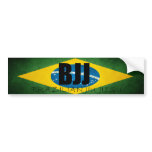 BJJ Brazilian Flag Bumper Sticker bumper stickers