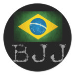 BJJ Brazilian Jiu Jitsu Flag Sticker