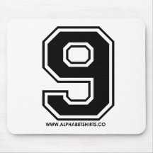 Black 9 mousepad