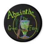 Black Absinthe Green Fairy II Magnet