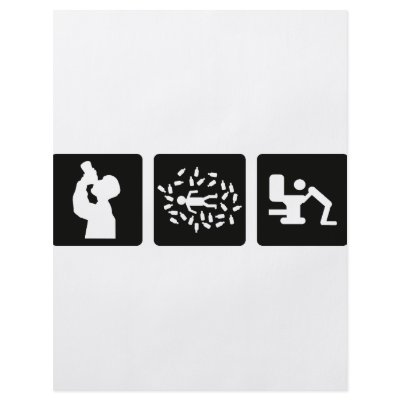 black alcohol picture icon full color flyer by TomaniacLines