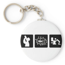 black alcohol picture icon keychain