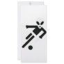 black alien soccer icon custom rack card