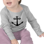 black anchor icon t-shirts