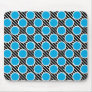 Black and Aqua Polka Dots