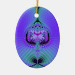 Black and Blue Christmas Ornament