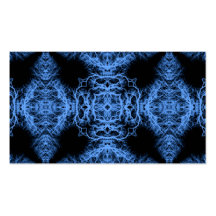 Black and Blue Elegant Pattern Business Card Templates