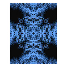 Black and Blue Elegant Pattern Invitation