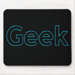 Black and blue Geek mousepad