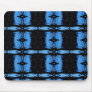 BLACK AND BLUE MOUSE PAD
